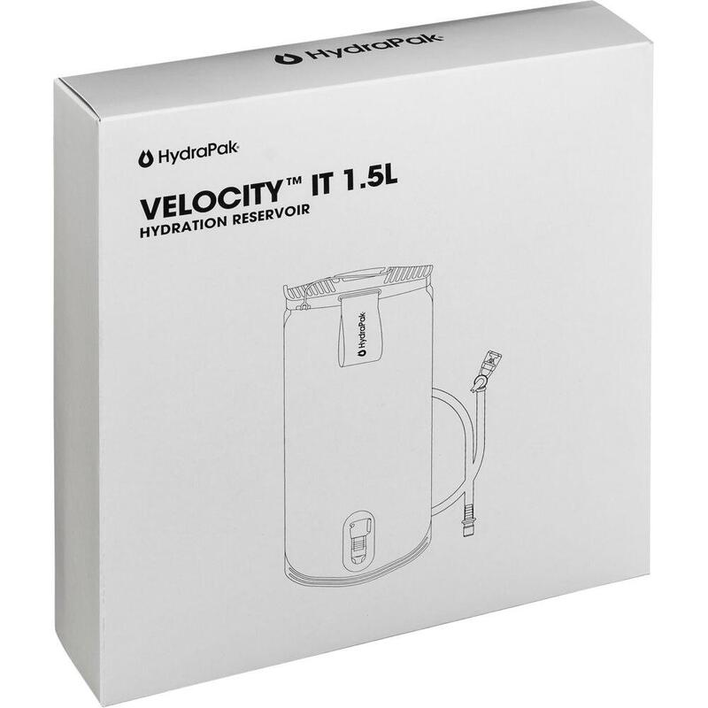 Hydrapak Velocity It 1,5l Trink- Beutel Grau