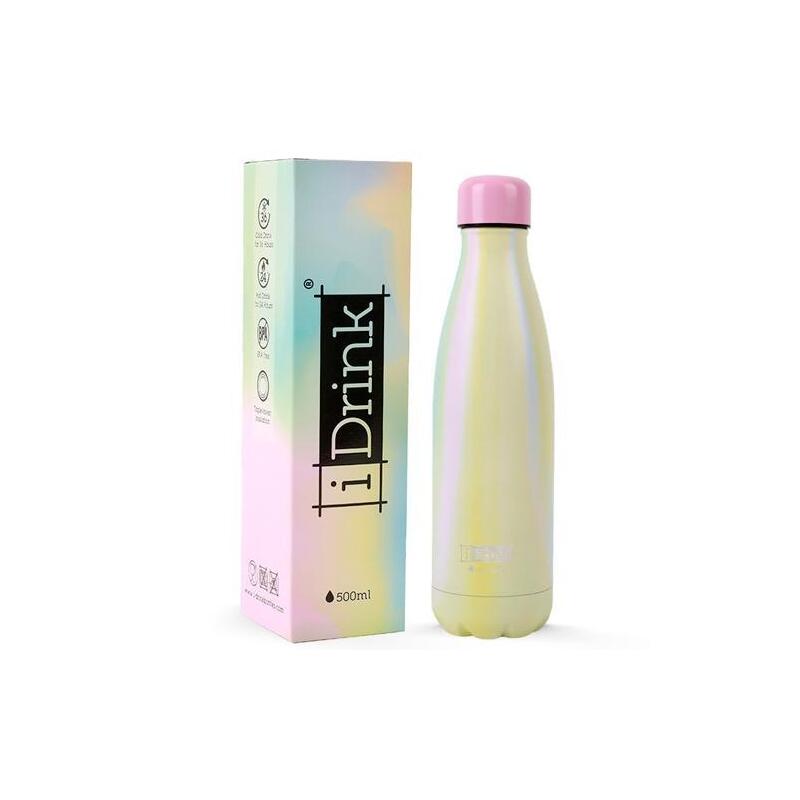 I-Drink Botella Isotérmica 500ml A/Inoxidable Rainbow Dream
