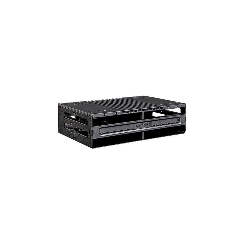 Icy Dock Flexidock Mb024sp-B, Marco Extraíble Negro Mb024sp-B