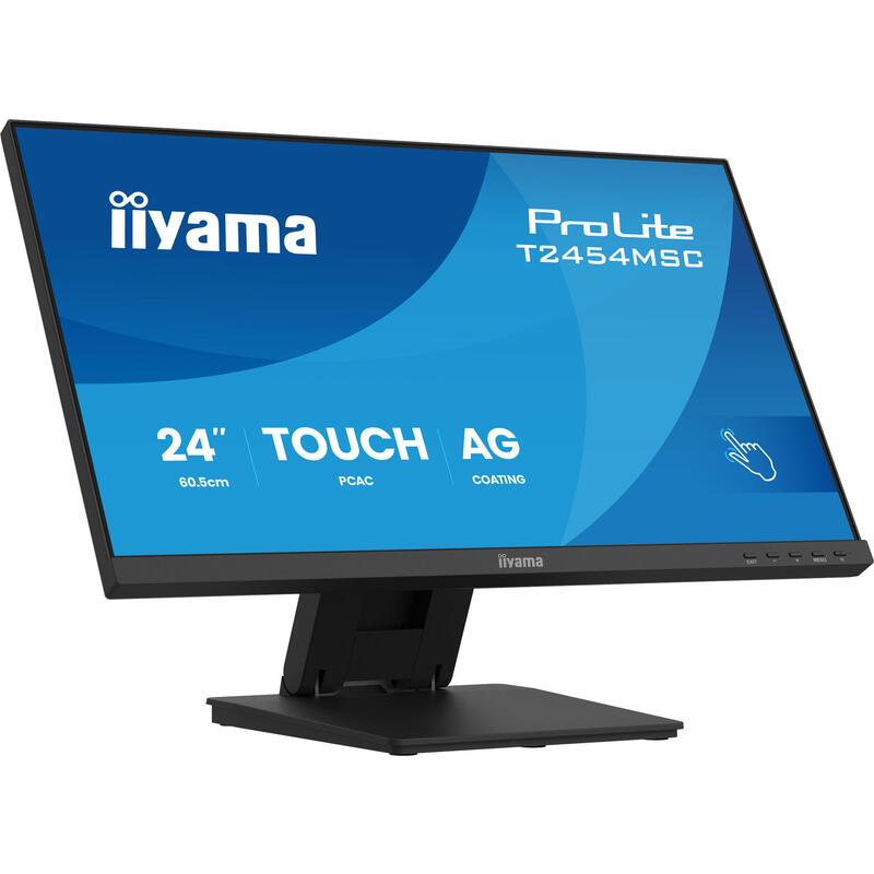 Iiyama 60.5cm 23,8" T2454msc-B3ag 16:9 M-Touch Hdmi+Usb+Dp
