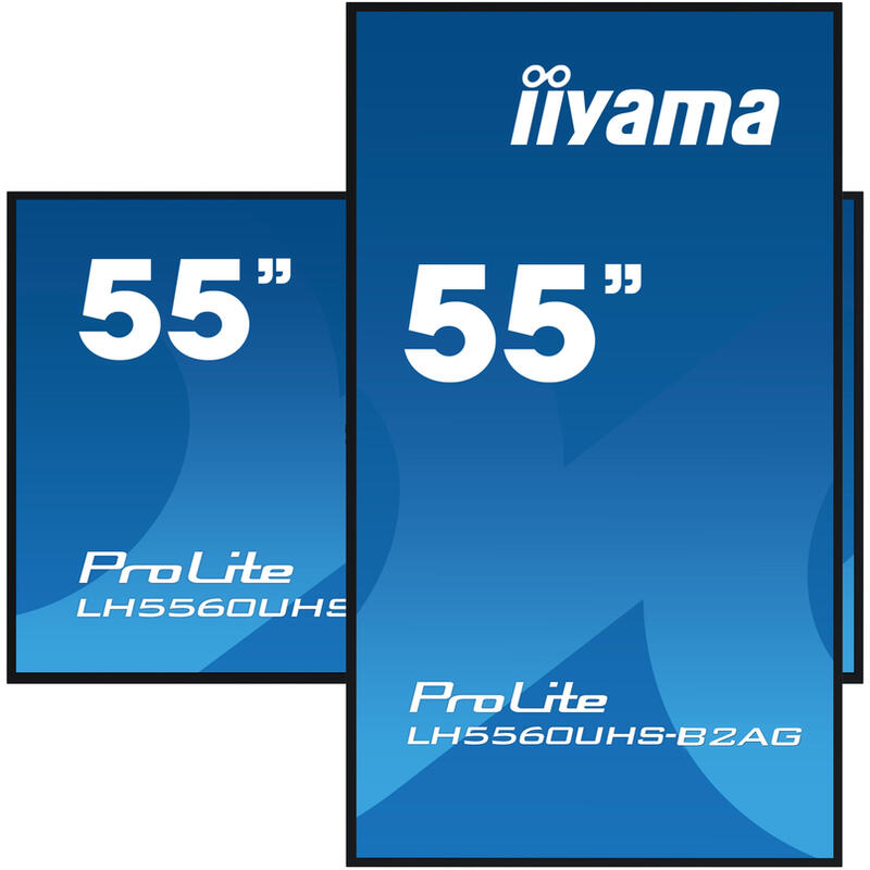 Monitor Iiyama Ds Lh5560uhs 139cm Va 24 7 55'' 3840x2160 3xhdmi 2xusb 2.0
