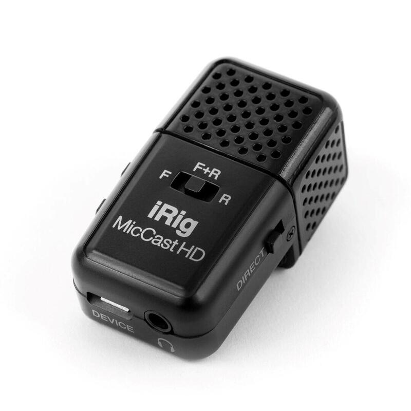 Ik Multimedia Irig Mic Cast Hd - Micrófono Usb Digital De Doble Cara Con Preamplificador Incorporado