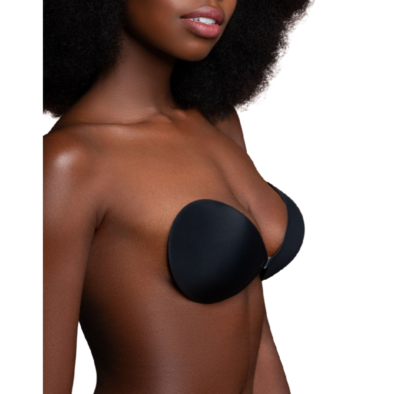 Bye-Bra - Sujetador Invisible Negro Copa D