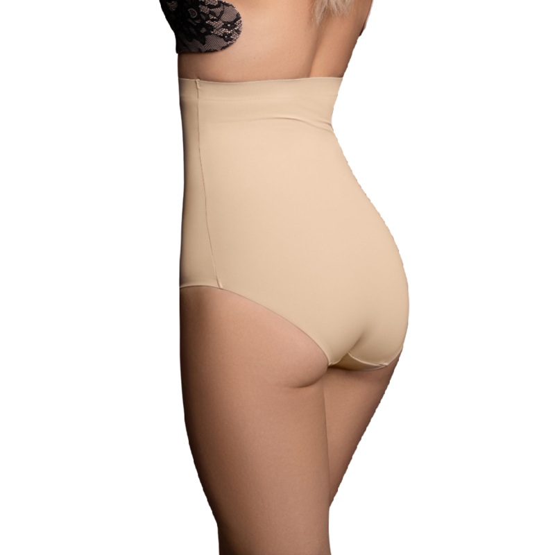 Bye-bra - Faja Sin Costuras Estilo Panties Beige Talla Xl