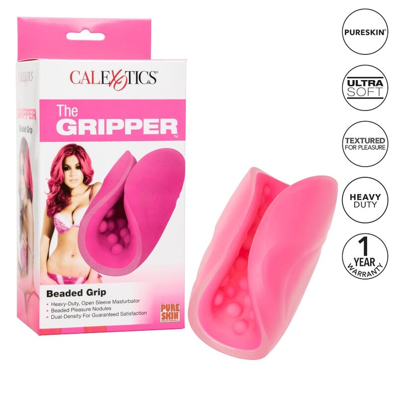 Calex Beaded Grip Masturbador Texturado