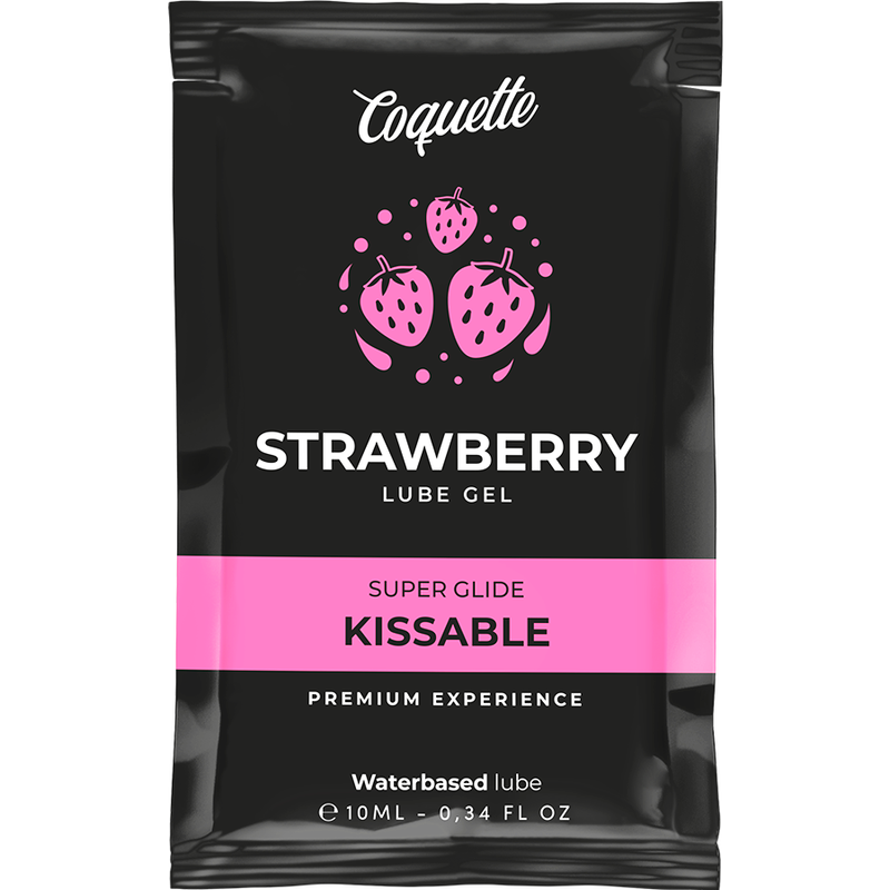 Coquette Chic Desire - Pocket Lubricante Kissable Base Agua Fresa 10 Ml