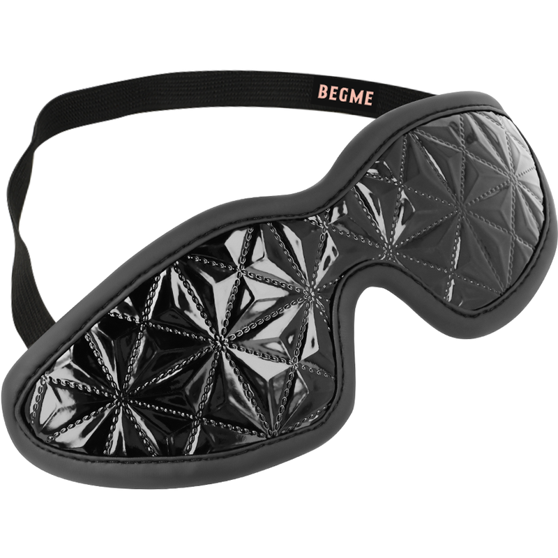 Begme - Black Edition Antifaz Elástico Con Forro De Neopreno