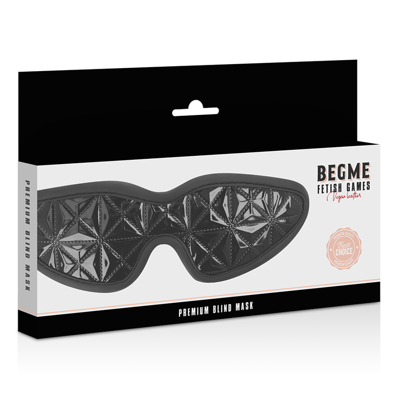 Begme - Black Edition Antifaz Elastico Con Forro De Neopreno