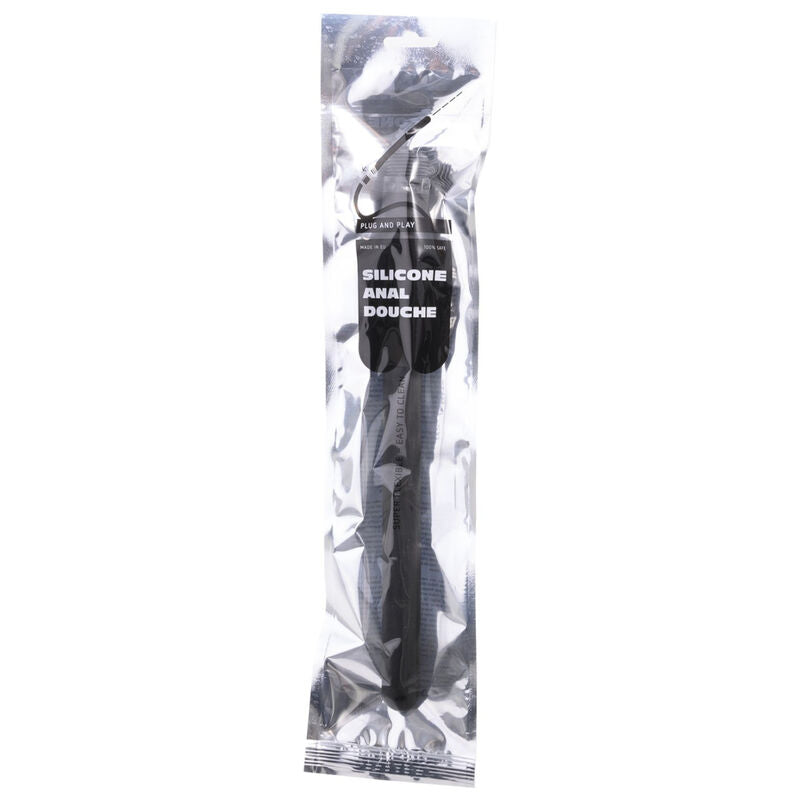 All Black - Ridged Ducha Anal Silicona 27 Cm