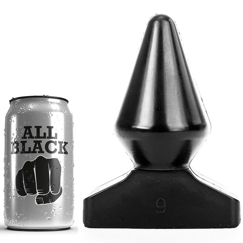 All Black Plug 18,5cm - Negro