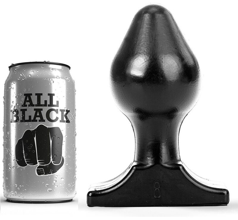 All Black Plug 16x8cm
