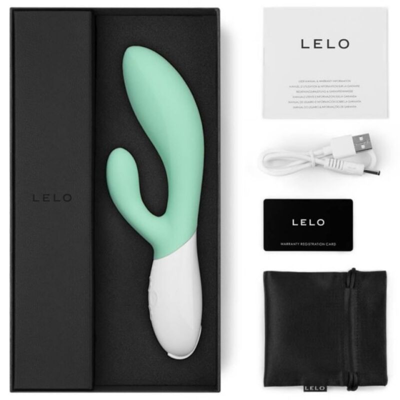Lelo - Ina 3 Verde Vibrador Rabbit Lujo Verde Agua