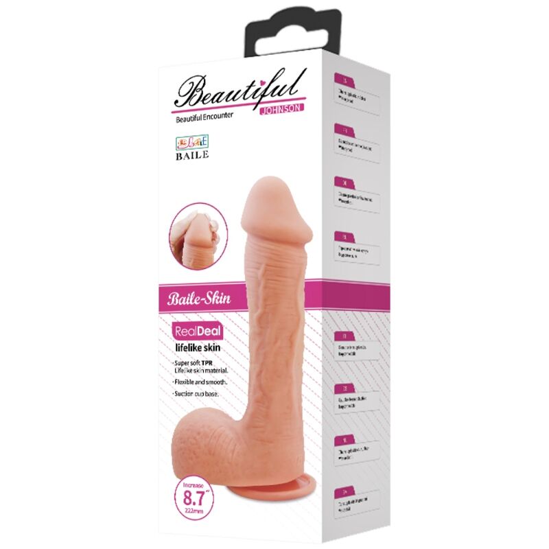 Baile - Dildo Johnson Piel Realista 22 Cm