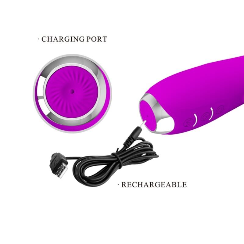 Pretty Love - Molly Vibrador Con Rotación Recargable