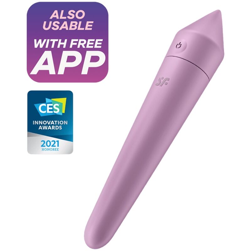 Ultra Power Bullet 8 Bala Vibradora Con App Lilac