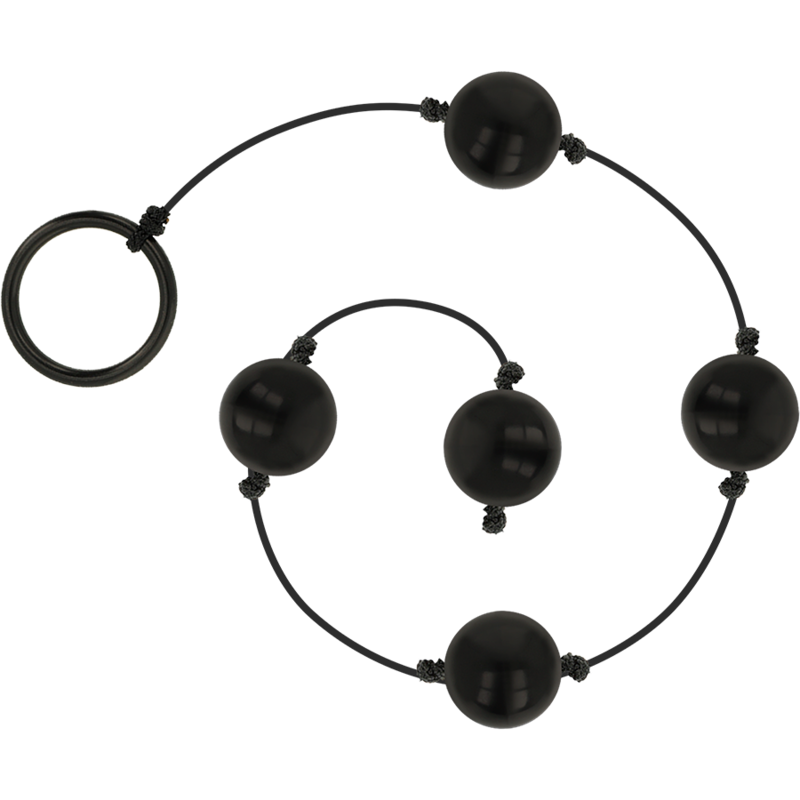 Ohmama - Bolas Anales O Vaginales Chinas Negras Mini