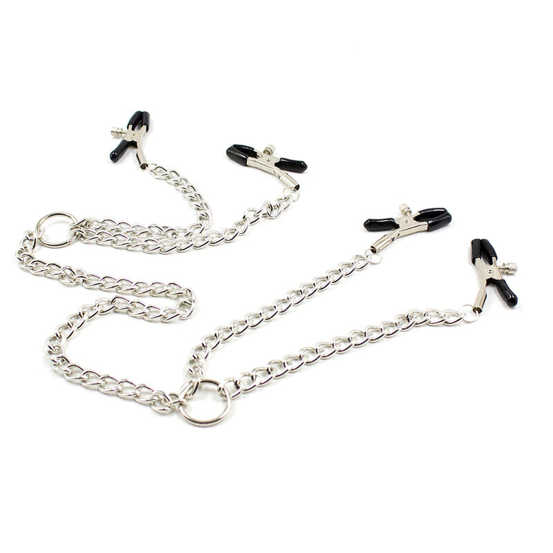 Ohmama Fetish - 4 Pinzas Pezones Con Cadenas