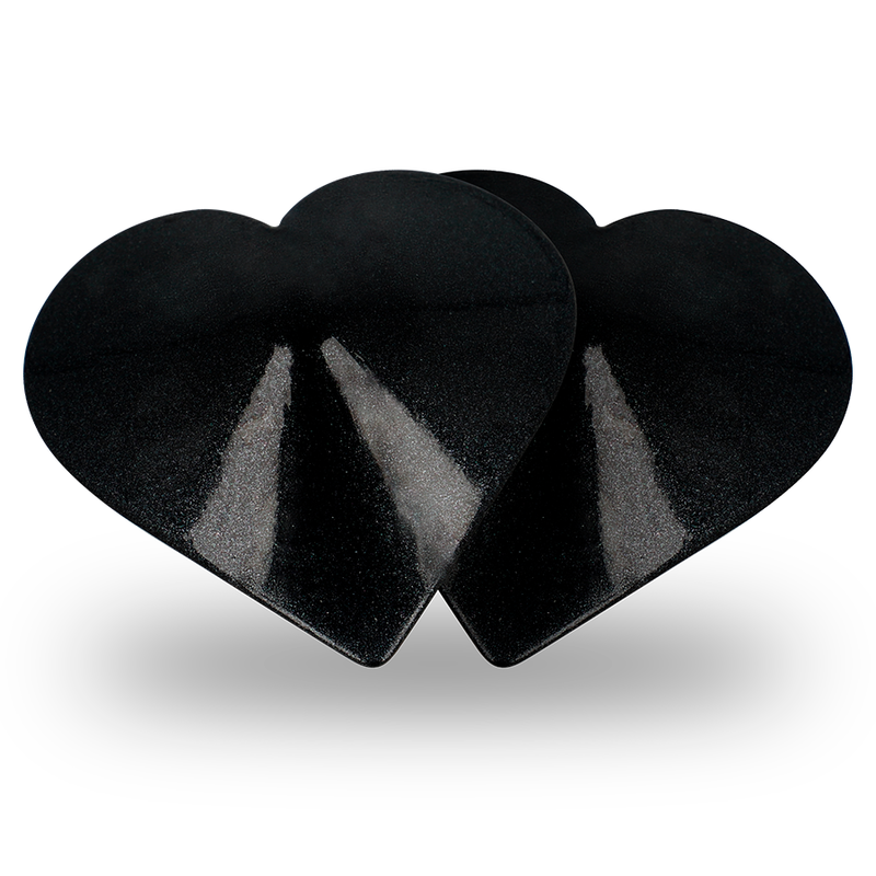 Coquette Chic Desire - Cubre Pezones Corazones Negros