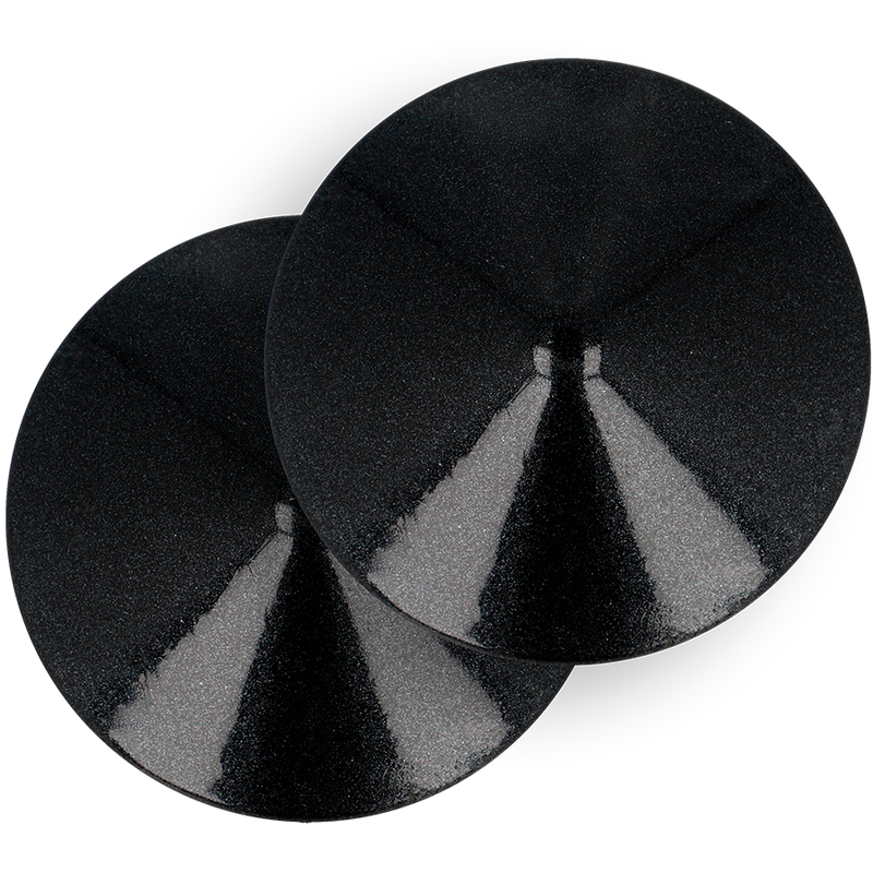 Coquette Chic Desire - Cubre Pezones Metal Circulos Negros