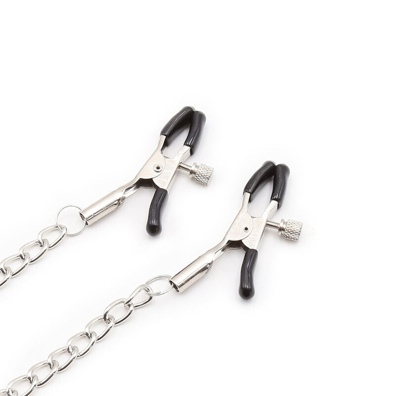 Ohmama Fetish - Mordaza De Anilla Con Cadenas Y Pinzas Pezones