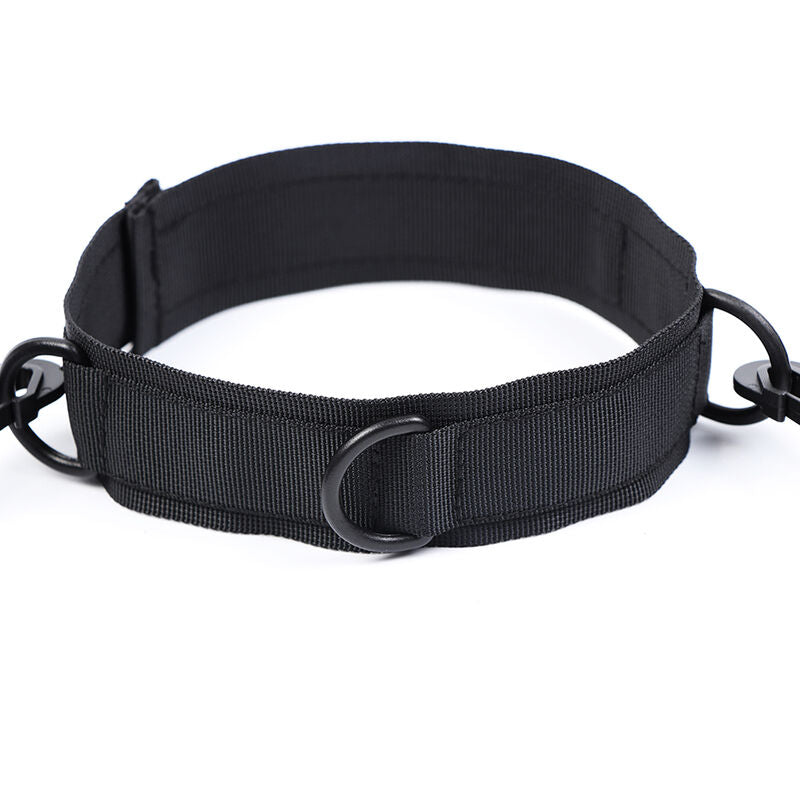 Ohmama Fetish - Esposas Y Collar De Nylon