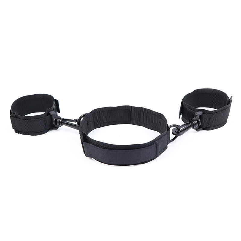 Ohmama Fetish - Esposas Y Collar De Nylon
