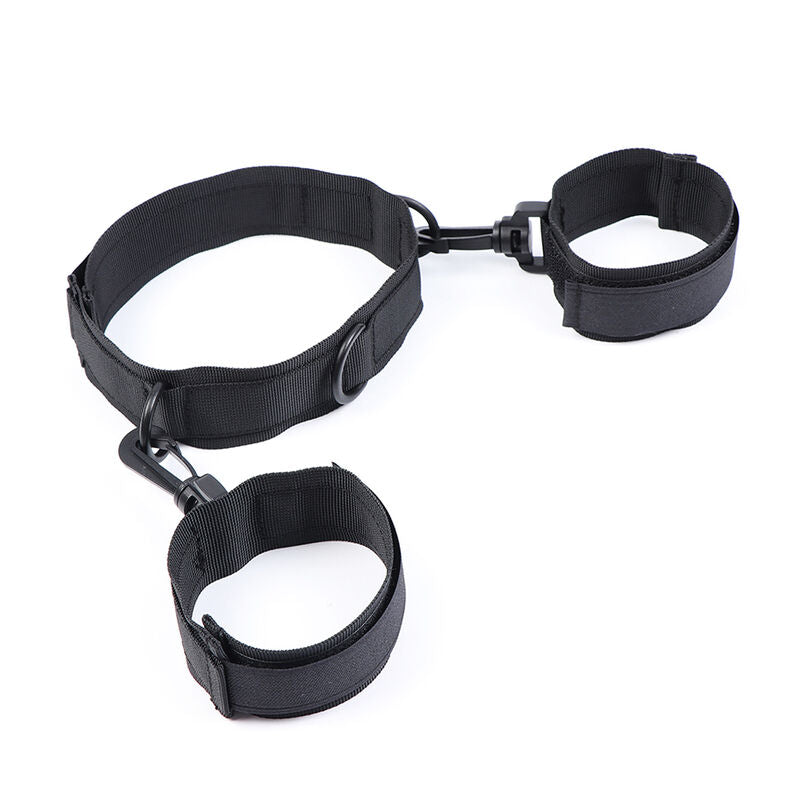 Ohmama Fetish - Esposas Y Collar De Nylon