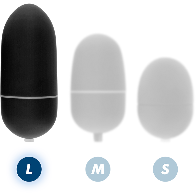 Online - Huevo Vibrador Control Remoto L Negro