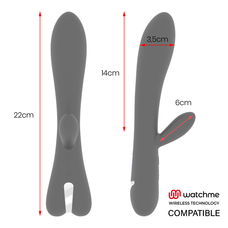 Brilly Glam - Erik Vibrador Compatible Con Watchme Wireless Technology