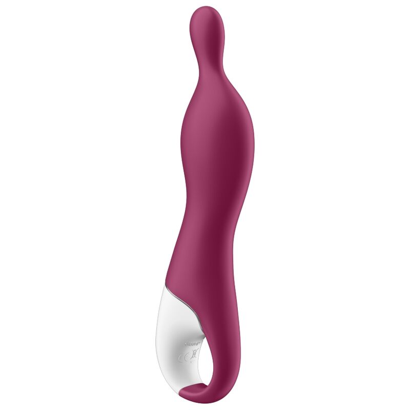 Plug Anal Satisfyer A-Mazing 1 Vibrador Punto A - Granate