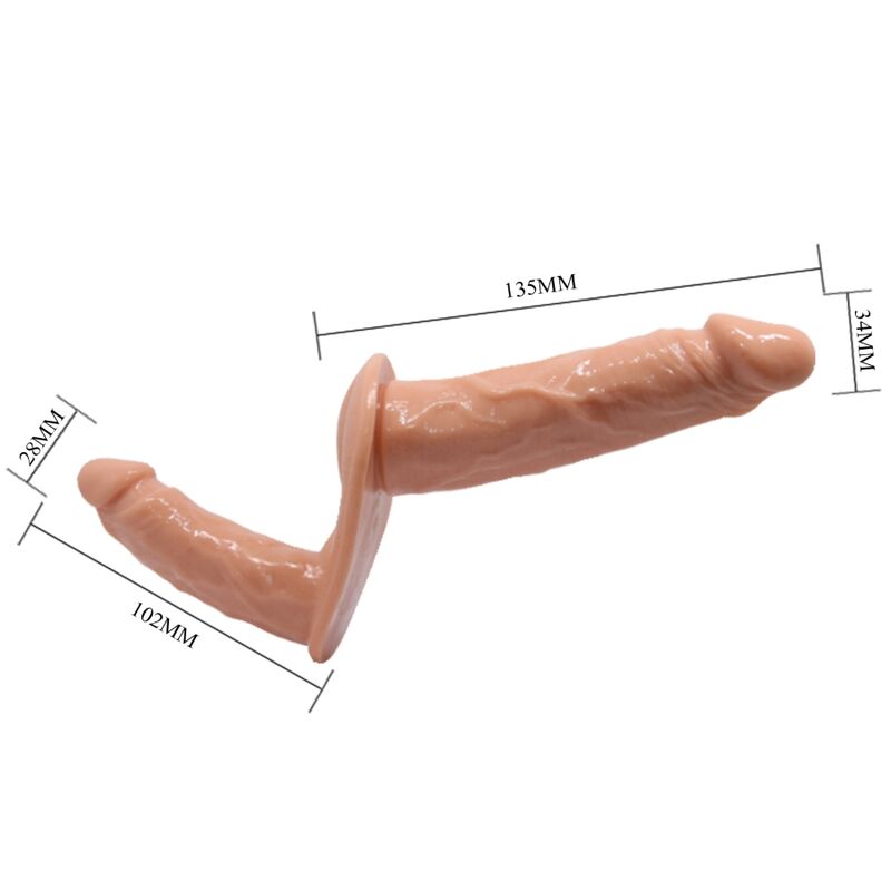 Baile - Ultra Passionate Harness Dildos Dobles Con Arnés