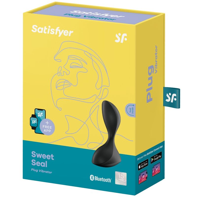 Satisfyer Sweet Seal Vibrador Anal - Negro
