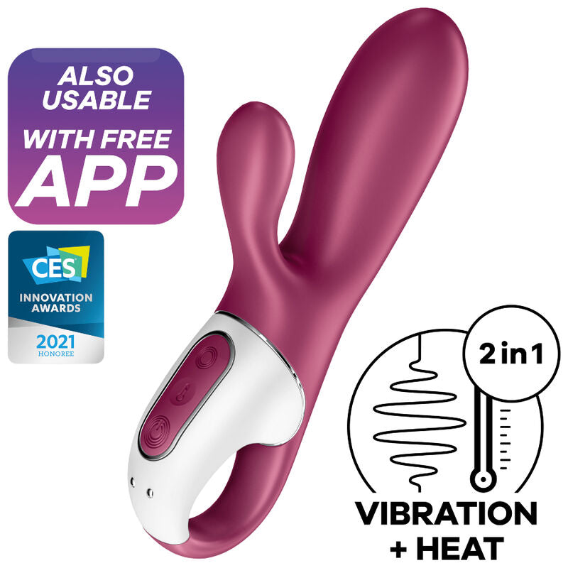 Vibrador Con Calor Satisfyer Hot Bunny - Erojugvib