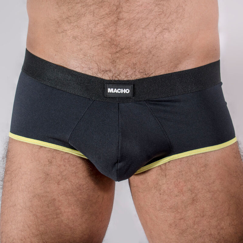 Macho - Ms24a Calzoncillo Brief Dark Amarillo L