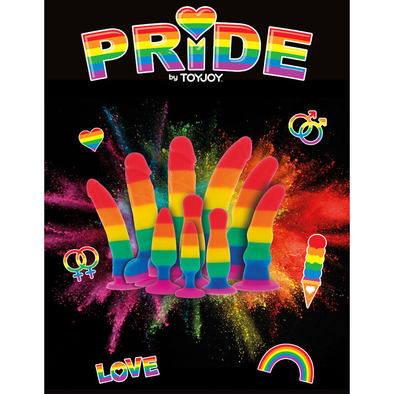 Pene Silicona 19cm Colours Pride Edition