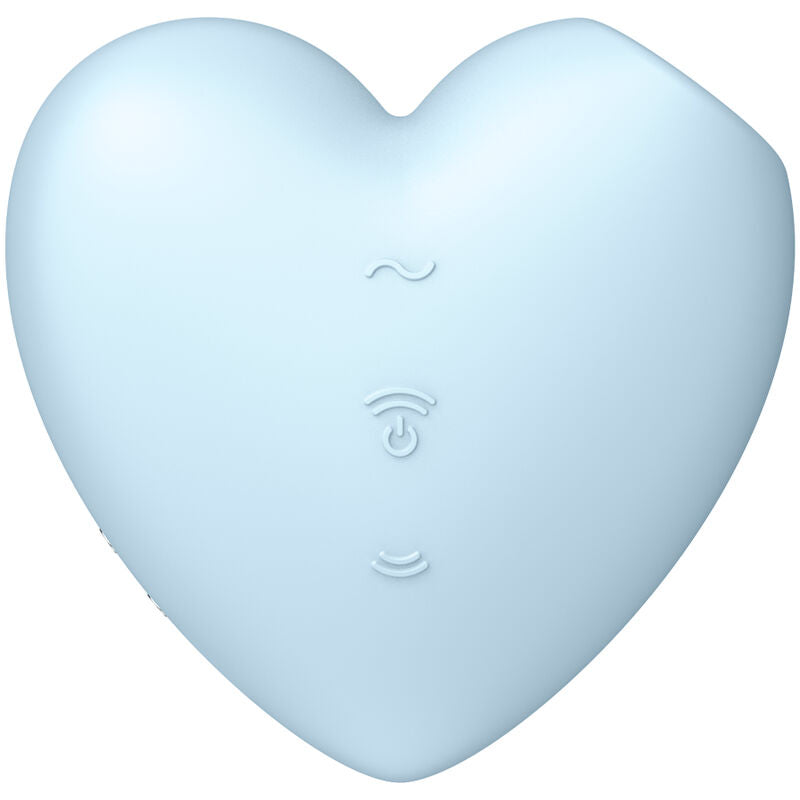 Satisfyer - Cutie Heart Estimulador Y Vibrador Azul