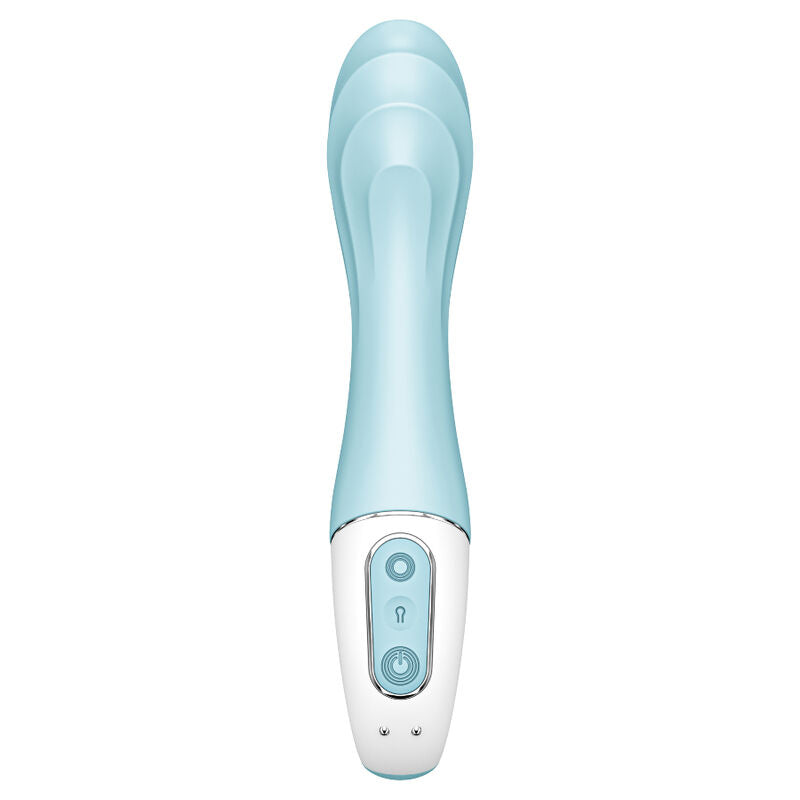 Satisfyer - Air Pump Vibrator 5+ Vibrador Punto G Inflable App Azul