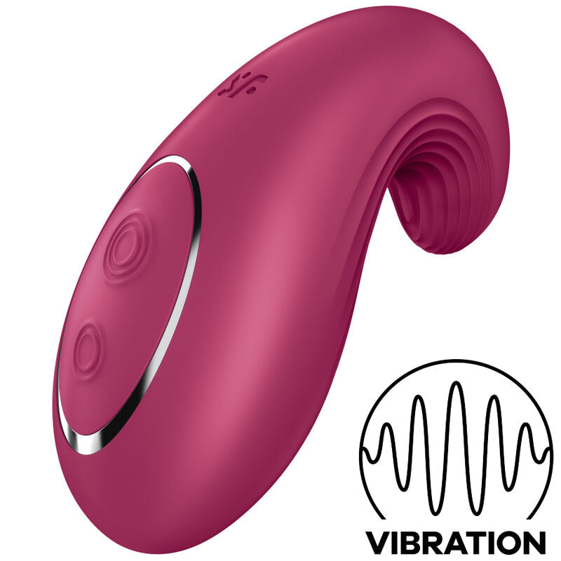 Vibrador Satisfyer Dipping Delight Lay-On - Rojo