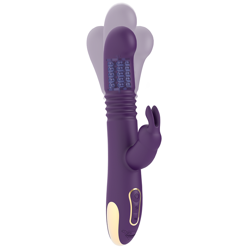 Treasure - Bastian Rabbit Up & Down, Rotator & Vibrator Compatible Con Watchme Wireless Technology
