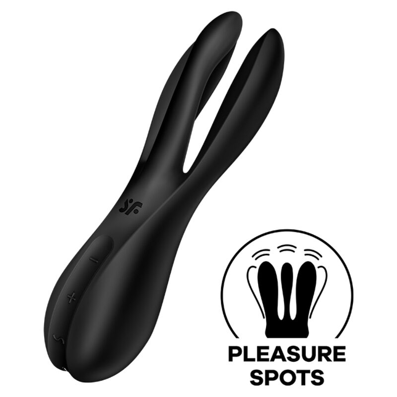 Vibrador Satisfyer Threesome 2 - Negro