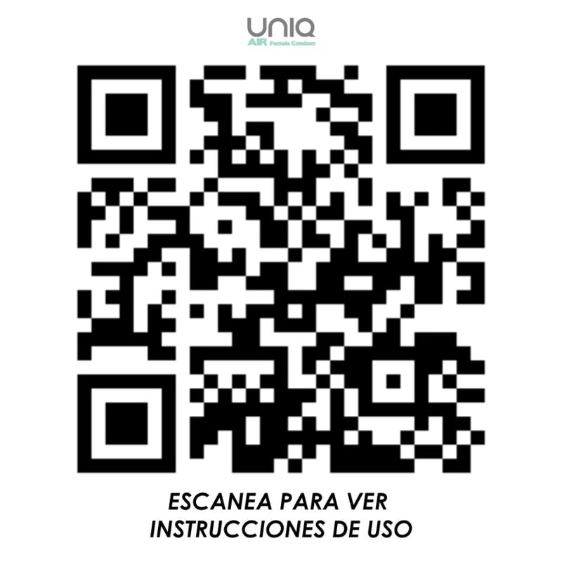 Uniq - Air Preservativo Femenino Sin Latex 3 Unidades