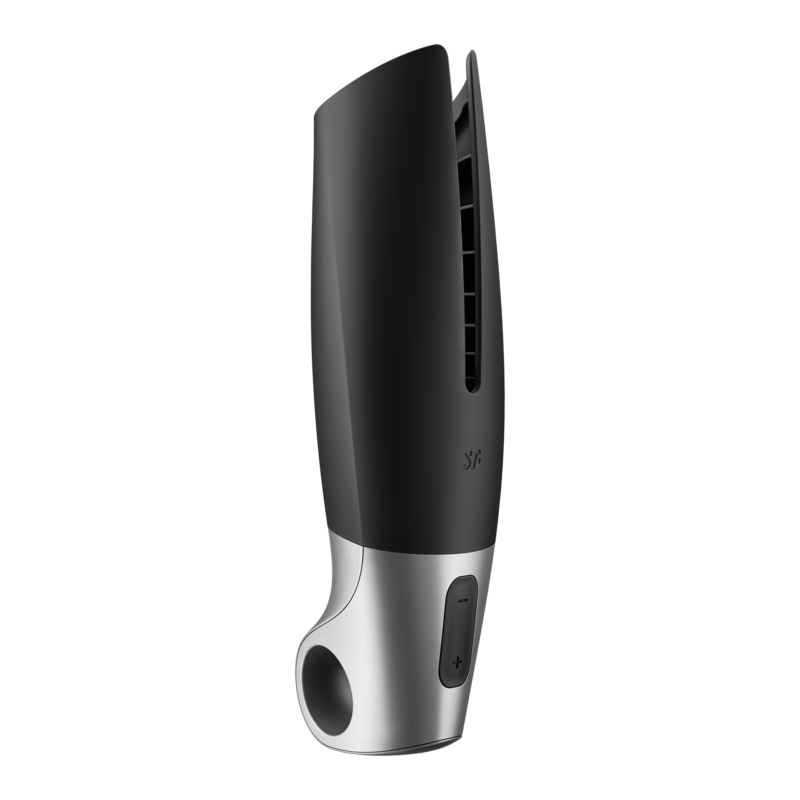 Satisfyer Power Masturbator - Negro Y Plata