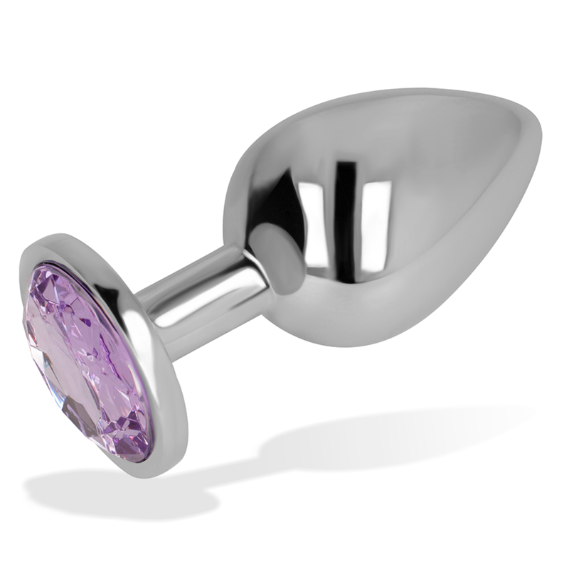 Ohmama - Plug Anal Con Cristal Violeta 8 Cm