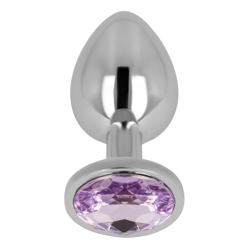 Ohmama - Plug Anal Con Cristal Violeta 8 Cm
