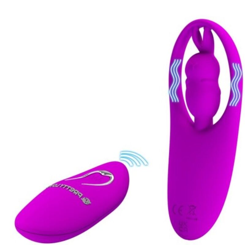 Pretty Love - Wild Rabbit Estimulador Para Braguita Con Control Remoto Lila