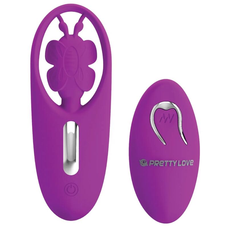 Pretty Love - Dancing Butterfly Estimulador Para Braguita Con Control Remoto Lila