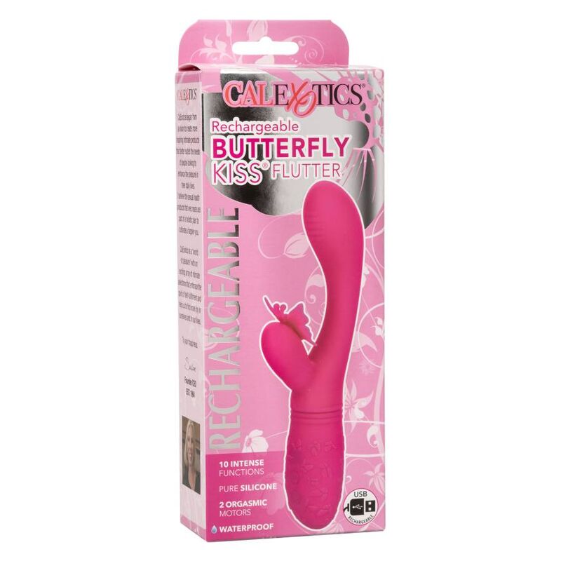 Vibrador California Exotics Butterfly Kiss Flutter Rosa