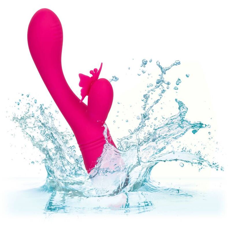 Vibrador California Exotics Butterfly Kiss Flutter Rosa