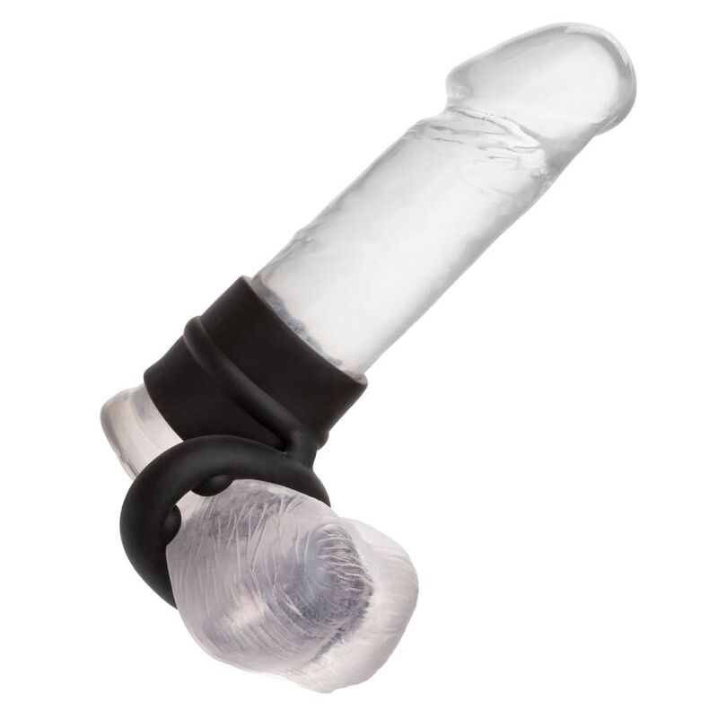 Funda Para El Pene California Exotics Alpha Dual Magnum Ring Negro