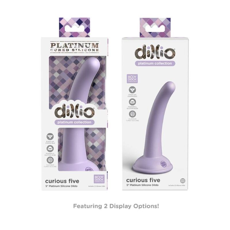 Dildo Pipedreams Curious Five 12,7 Cm Lila